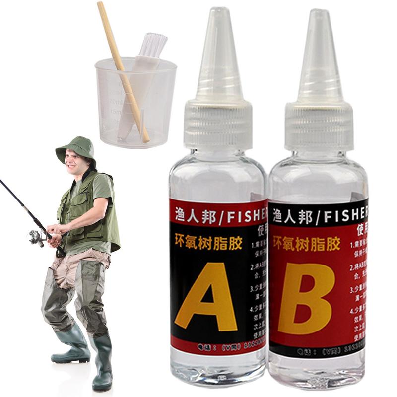 Woodworking Resin - Cola adesiva para vara de pesca,