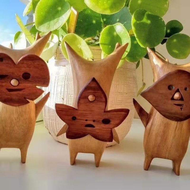 Woodworking Resin - 1/2/3 pçs de madeira korok estátua